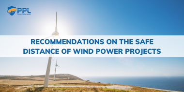 Recommendations on the safe distance of wind power projects